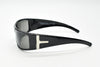 Allure Safety Glasses Gloss Black Grey Tint Side