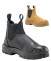 Steel Blue Mens Hobart Elastic Side Steel Cap Bump Boots