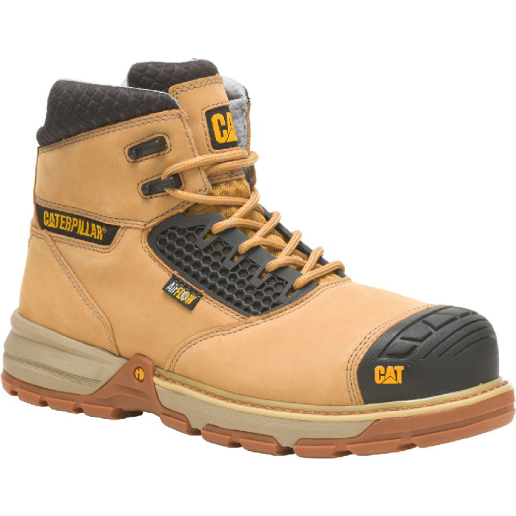 CAT Mens Excavator Lace Up Safety Toe Composite