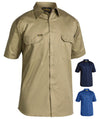 Bisley Mens S/S Cool Lightweight Cotton Drill Shirt