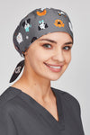 Biz Care Unisex Puppies Print Scrub Cap