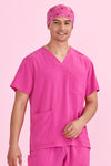 Biz Care Pink Ribbon Scrub Hat