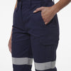 WOMENS STRETCH BIO MOTION CUFF PANT NAVY k43009 P3