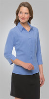 City Collection Womens Ezylin 3/4 Sleeve Shirt