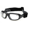 Eyres ODDIE Matt Black Frame Clear Anti Fog Lens Safety Glasses