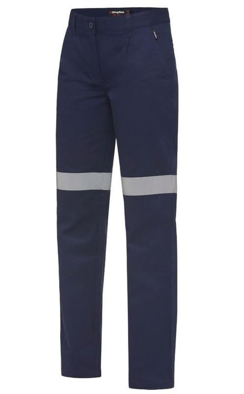 KingGee Womens Taped Drill Work Pants