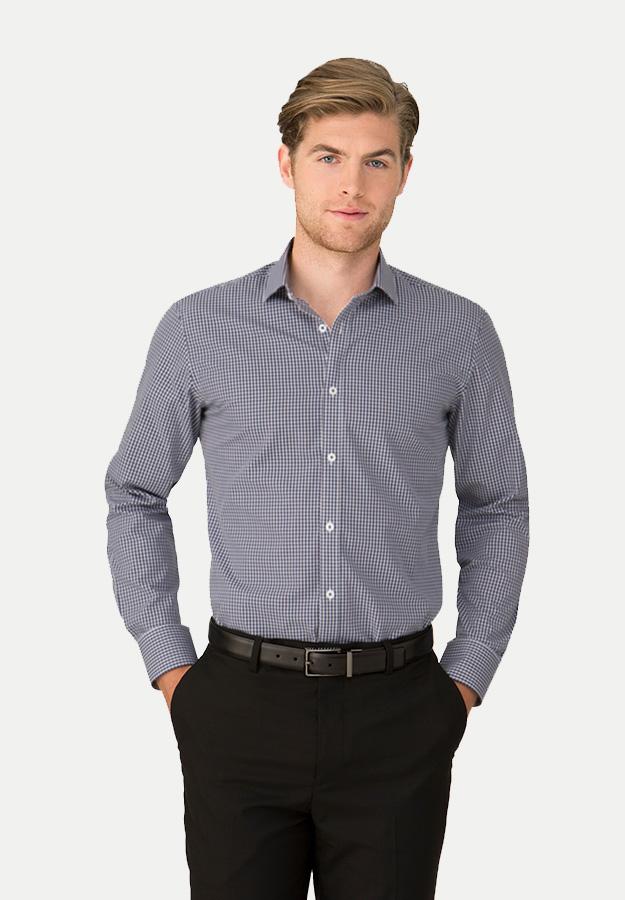 City Collection Mens So Easy L/S Check Shirt