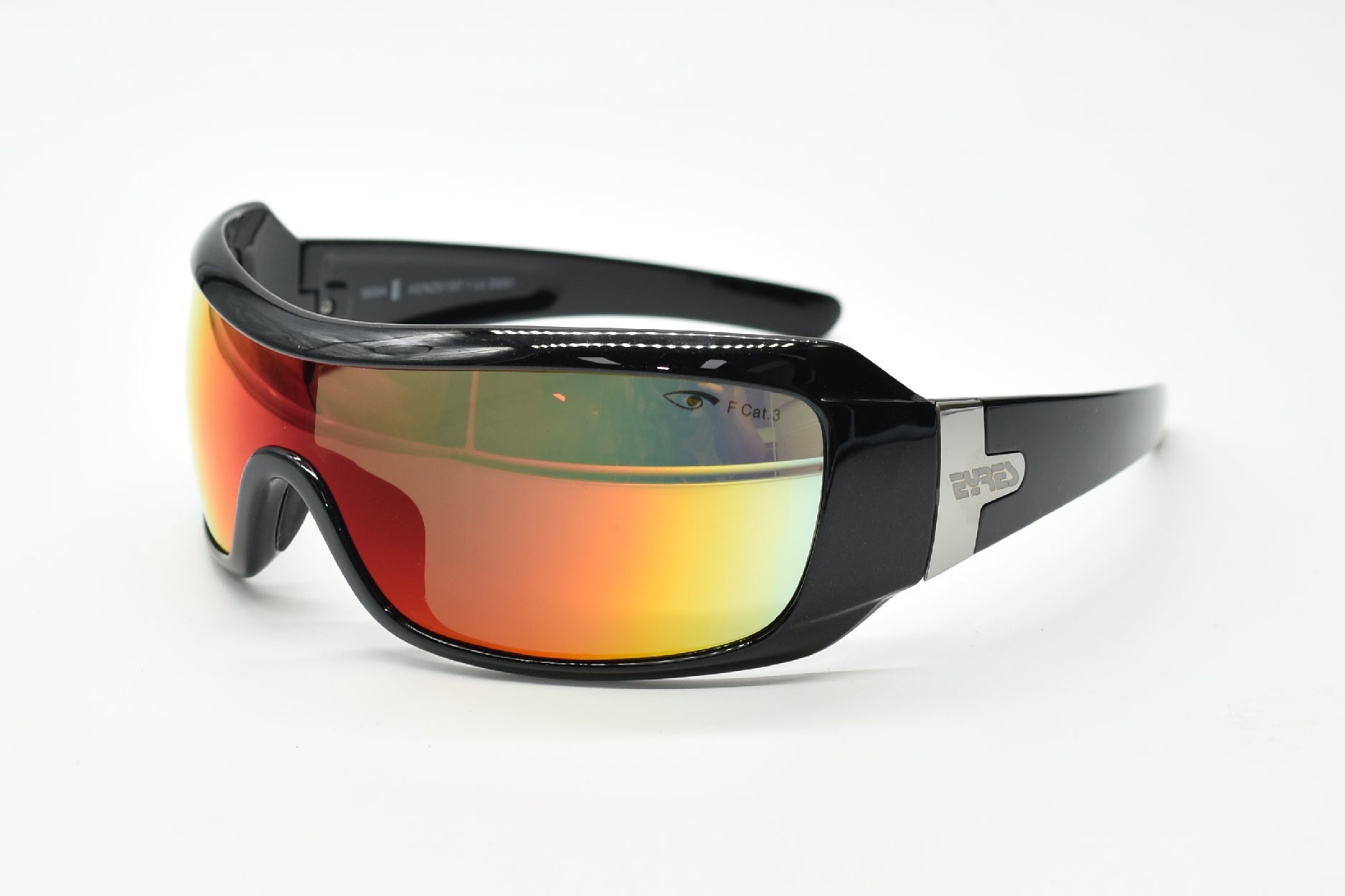 Eyres DAREDEVIL Sapphire Black Frame Revo Lens Safety Glasses