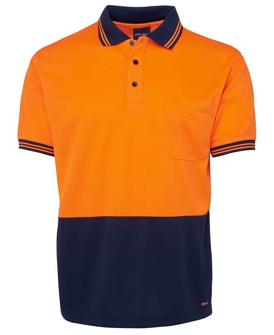 JBs Wear Mens Core Short Sleeve 2 Tone Trad Polo