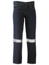 Bisley Mens Core Rough Rider Stretch Denim Taped Jeans