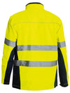 Bisley Mens Core Hi-Vis Softshell Taped Jacket