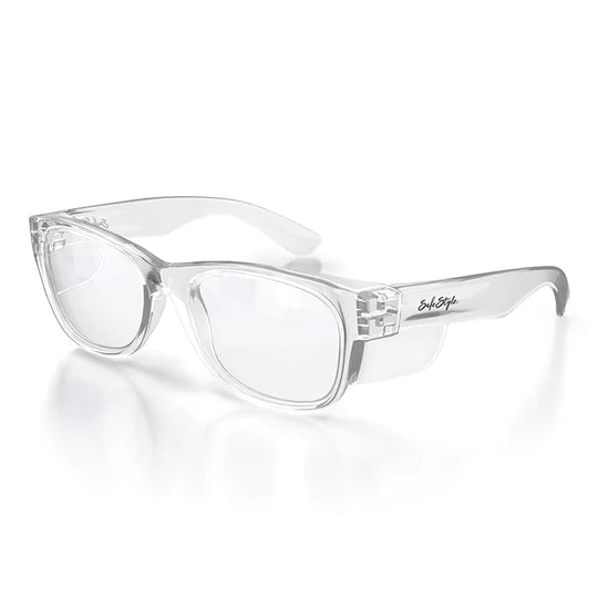 SafeStyle Classics Clear Frame Safety Glasses