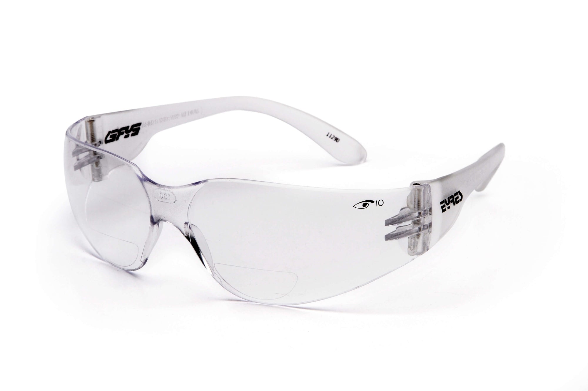Reader Clear Hard Coat Lens +2.00 Magnification Safety Glasses