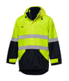KingGee Mens Core 2 Tone 4 In 1 Rain Jacket Taped
