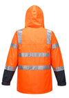 Portwest Mens Huski Transit 2 Tone Rain Jacket Shoulder Taped