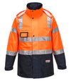 Portwest Mens Huski Transit 2 Tone Rain Jacket Shoulder Taped