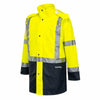 Portwest Mens Huski Farmers 2-Tone Hi-Vis Waterproof Taped Jacket