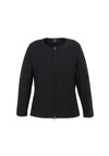 Biz Collection Womens 2-Way Zip Cardigan