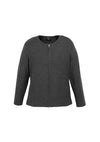 Biz Collection Womens 2-Way Zip Cardigan