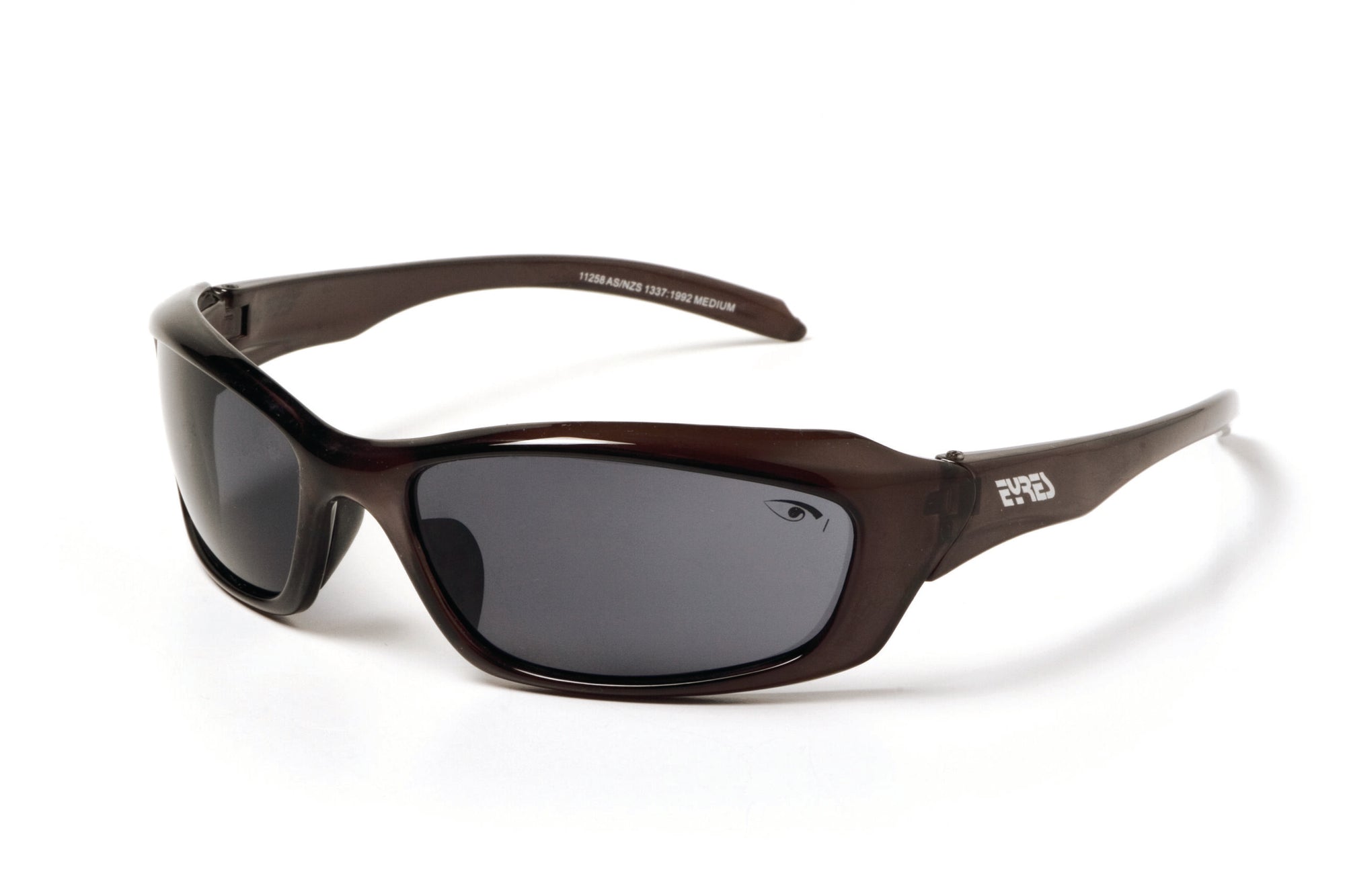 Eyres CRYSTAL Charcoal Frame Grey Lens Safety Glasses