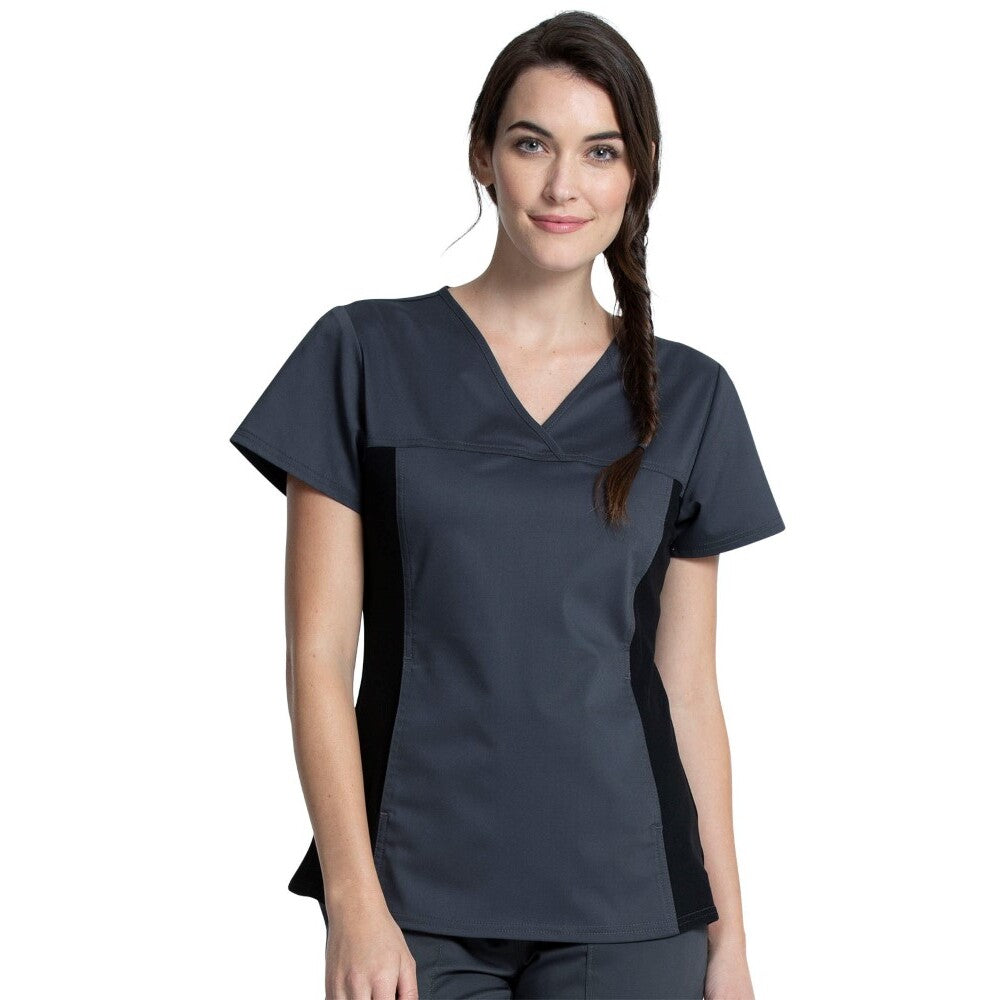 Cherokee Flexible Revolution Scrub Top