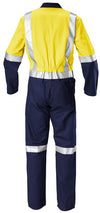 Hard Yakka Mens Core 2 Tone Drill Overalls Taped