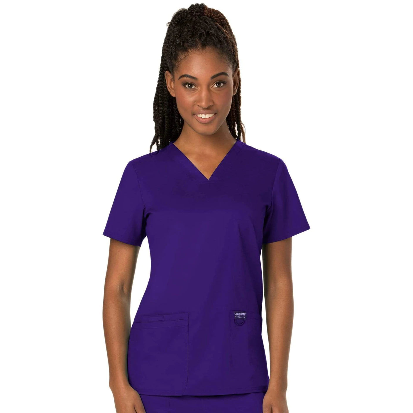Cherokee Revolution V Neck Scrub Top Work Clobber Bunbury