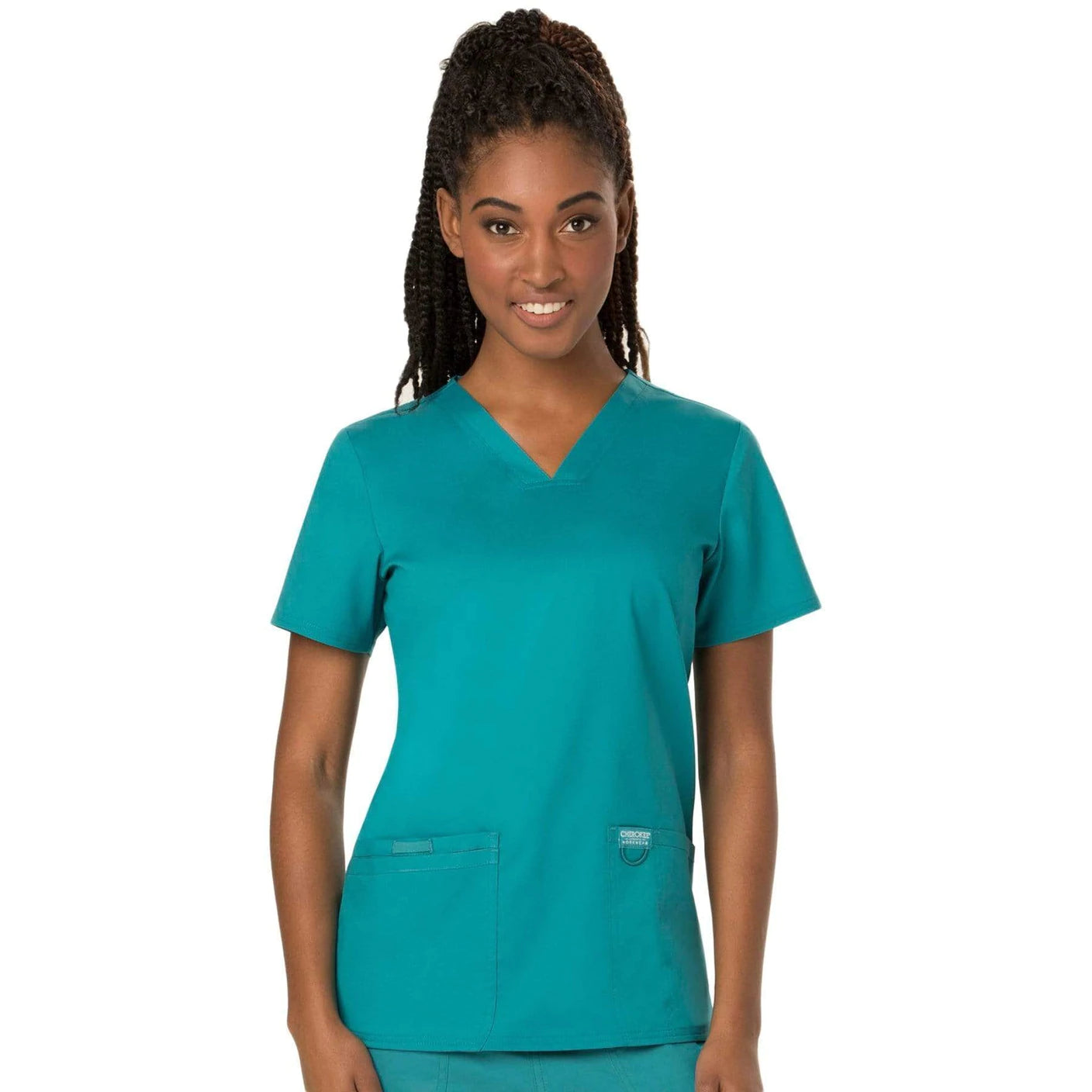 Teal scrub hotsell top
