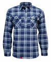 Milton Mens Flannelette Closed Front L/S Shirt